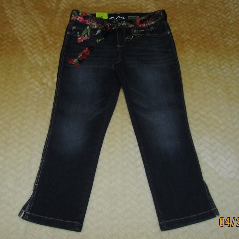 Women's inc Denim Crop Jeans Size 2 Petite NWT-$79.50